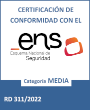 Certificado Esquema nacional de seguridad